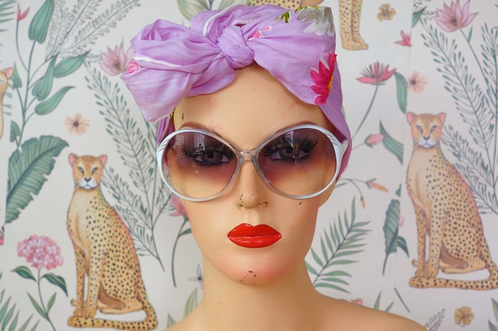 1970s Foster Grant Sunglasses USA Coastal Grandma Retro Boho Hippie